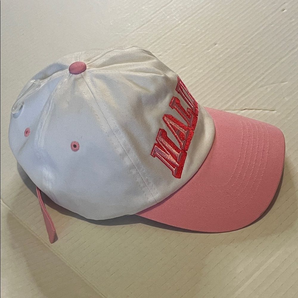 White and Pink Malibu Cap NWT - Picture 6 of 14
